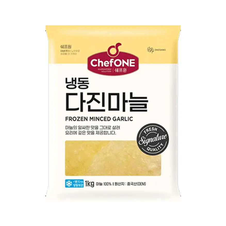쉐프원 냉동다진마늘 1kg 이미지