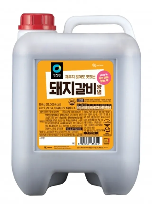 청정원 돼지갈비양념 10kg 이미지
