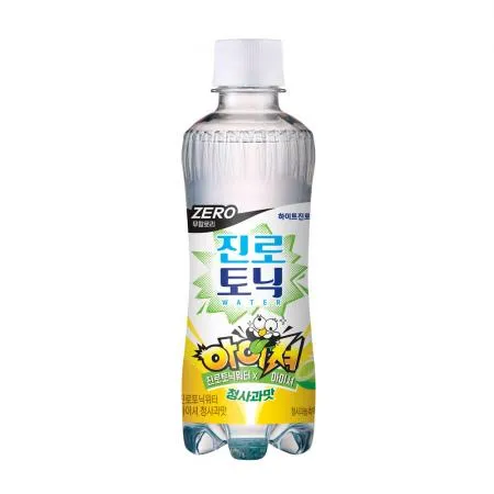 진로 토닉워터 아이셔 청사과맛 300ml 24개