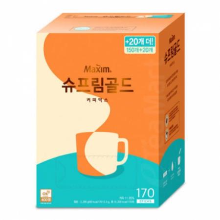 [맥심] 슈프림 골드 커피믹스 170개입 4박스 이미지