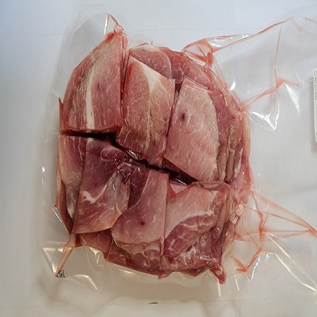 [신흥미트] 돈A후지 국내산 냉동 (제육용 3mm 6~9등분) 3kg 이미지