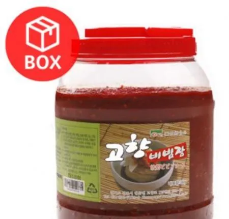[박스판매] 고향)옛맛 비빔장 (3kg*6통) 업소용 냉면장 비빔국수 막국수 쫄면 다대기 양념장 