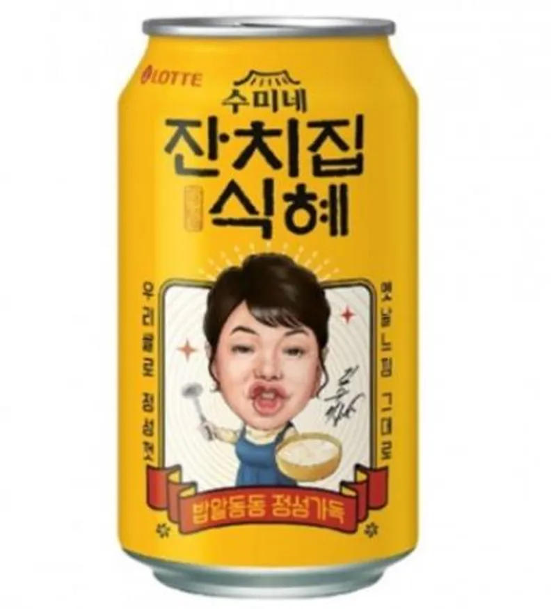 롯데)수미네 잔치집 식혜 340캔(340ml*24EA) 이미지