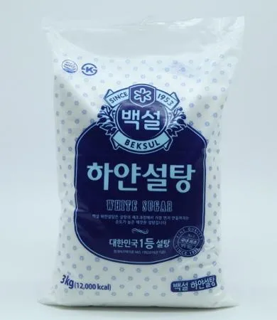 백설)하얀설탕 3kg 흰설탕 백설탕 정백