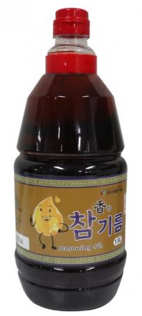 가득찬)참향기름1.8L 1개 참기름 향미유