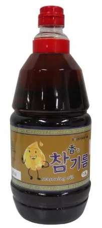 가득찬)참향기름1.8L 1개 참기름 향미유