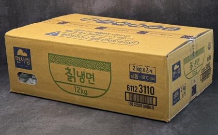 [박스판매] 면사랑)칡냉면 사리[ 2kg(10인분)*6봉 ]