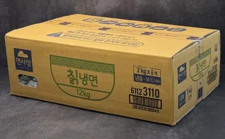 [박스판매] 면사랑)칡냉면 [ 2kg(10인분)*6봉 ]