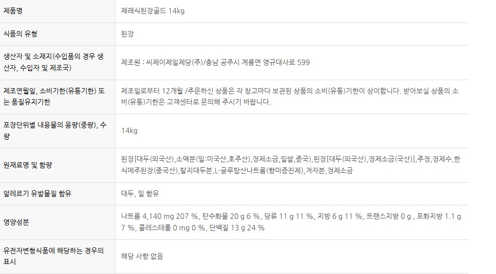 상품정보제공고시