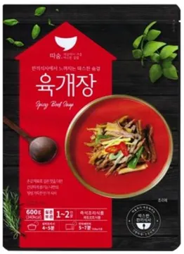 선미)따숨 육개장(실온) 600g 1팩
