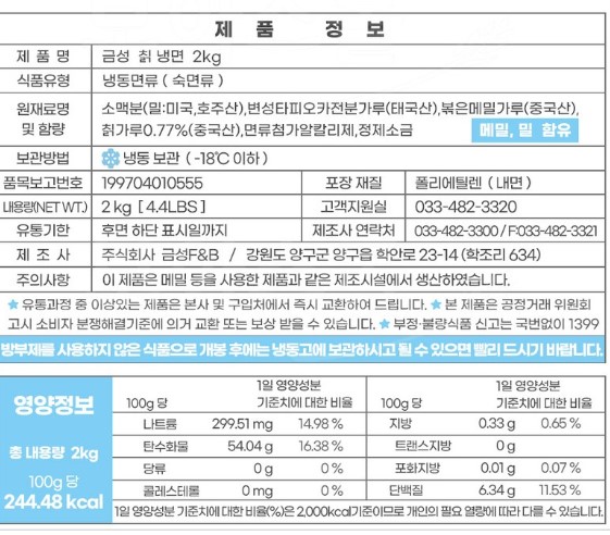 상품정보제공고시