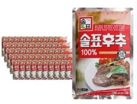 [박스판매] 솔표)후추 (200g*50봉)