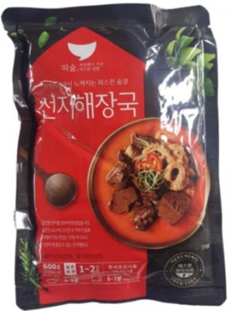 선미)따숨 선지해장국(실온) 600g 1팩