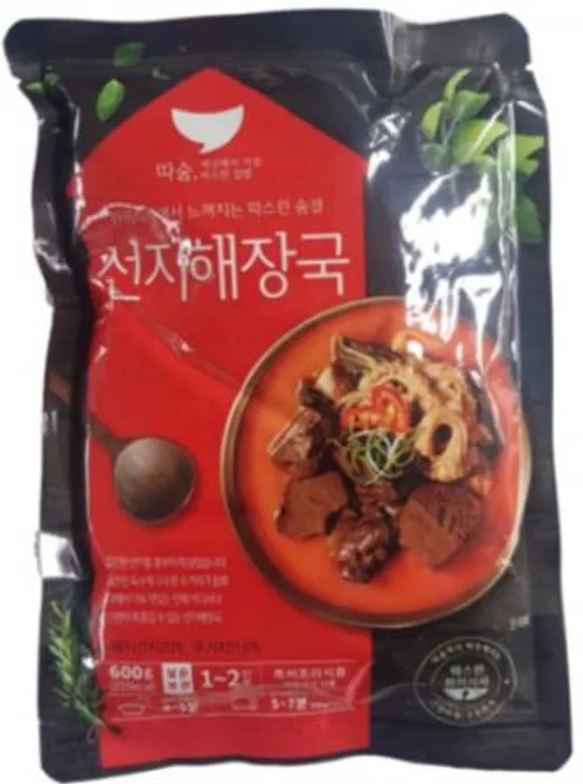 선미)따숨 선지해장국(실온) 600g 1팩 이미지
