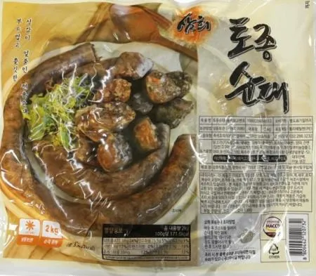 굿 [박스판매] 삼희)토종순대 고기순대 2kg
