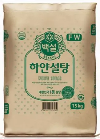 백설)하얀설탕 15kg 흰설탕 백설탕 정백 이미지