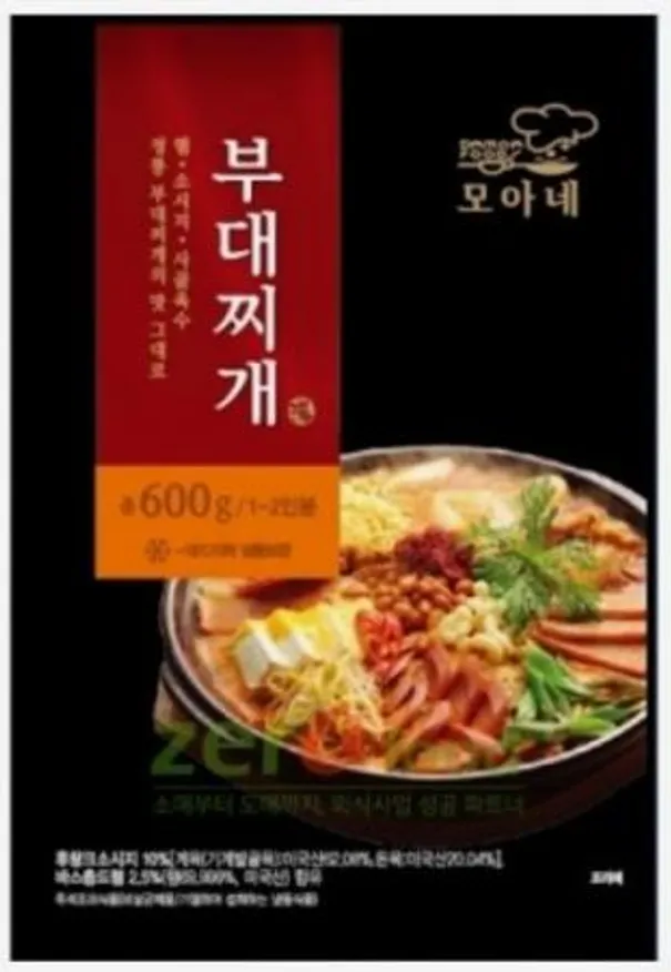 26-다모아)모아네 부대찌개 600g 냉동 이미지
