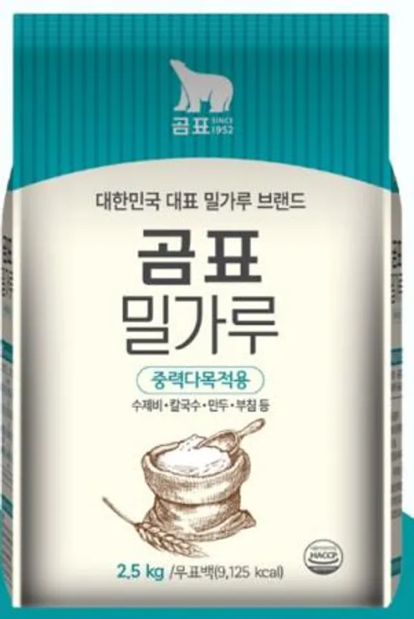 곰표)중력밀가루 2.5kg 다목적용 이미지