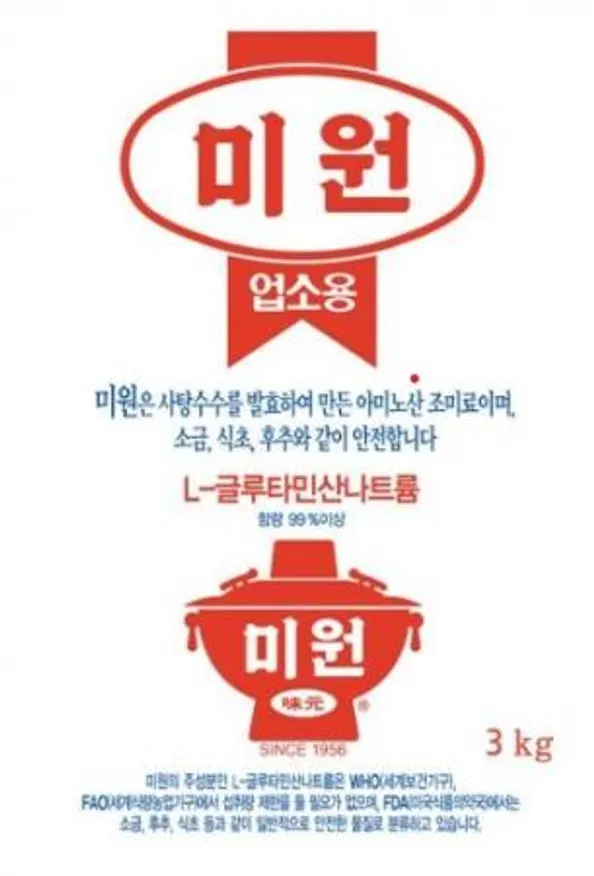 대상)미원 3kg 업소용/노말 이미지