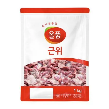 [냉장] 닭근위_국내산_원물_1kg_올품