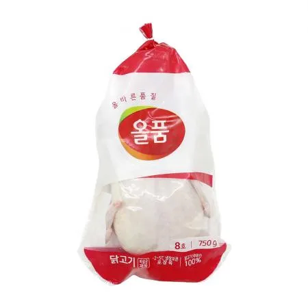 [냉장] 육계통닭8호개체_국내산_원물_750g_올품 이미지