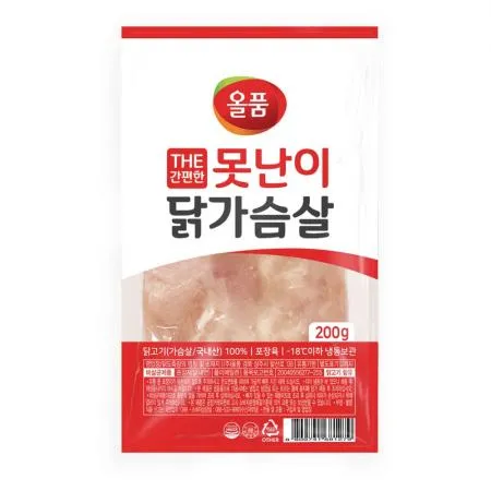 [냉동] 못난이닭가슴살(200gX15봉)_국내산_원물_3kg_올품