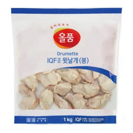 [냉동] 닭봉_윗날개_IQF_국내산_원물_5kg_올품 이미지