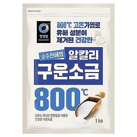 청정원 구운소금 1kg