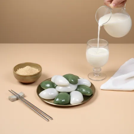 [무료배송] 반달바람떡 1kg * 3개 이미지