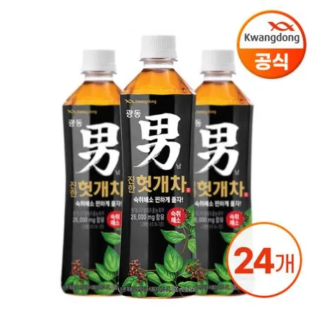 광동 진한 헛개차 500ml X 24병