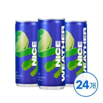 클룹 제로소다 청사과 250ml 24입