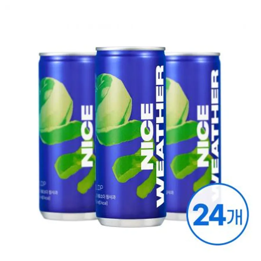 클룹 제로소다 청사과 250ml 24입 이미지