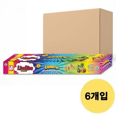 레인보우 벨트젤리 15g x 72개 1BOX(6케이스) 이미지