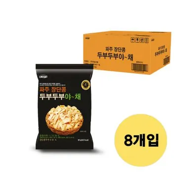 장단콩 두부두부야채 80g 하늘처럼 1BOX(8개입)