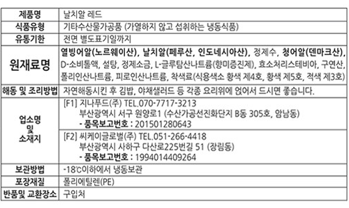 상품정보제공고시