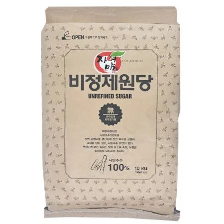 자연미가 부리람 비정제 원당 10kg(갈색지대) /비정제 사탕수수당100%