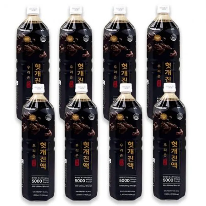해썹우리존 헛개진액 12리터(1.5리터x8병) / 손님접대용 대용량 헛개차음료 베이스 이미지