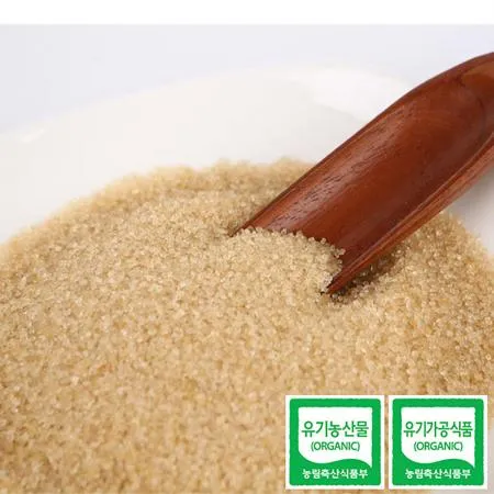 오가닉 비정제 유기농 원당 18kg (1kgx18팩) 이미지