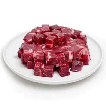 호주산 우토시살 2x2Cm 큐브컷팅 진공포장 1Kg