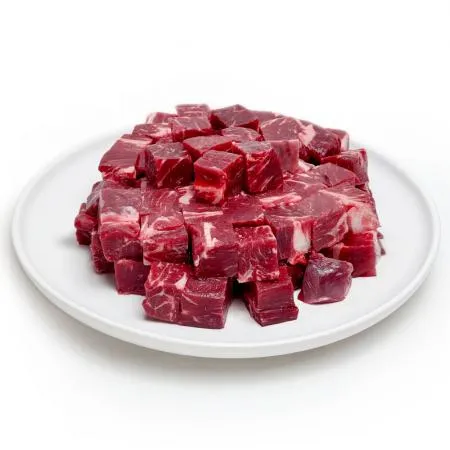 호주산 우토시살 2x2Cm 큐브컷팅 진공포장 1Kg