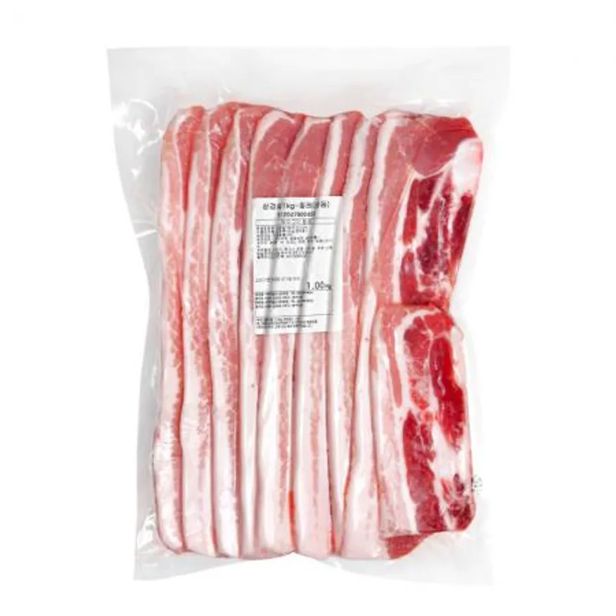 칠레산 삼겹살 8mm 슬라이스 1Kg 이미지