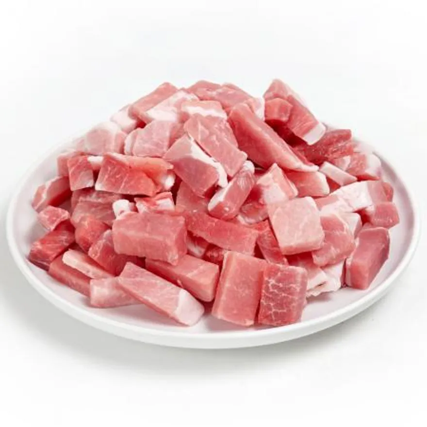 국내산 돈후지 찌개용 1Kg 3x2x1.5Cm 후지 찌개용 컷팅 이미지