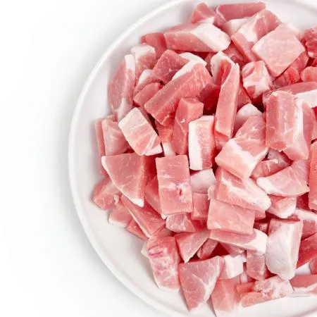 국내산 돈후지 찌개용 1Kg 3x2x1.5Cm 후지 찌개용 컷팅 이미지