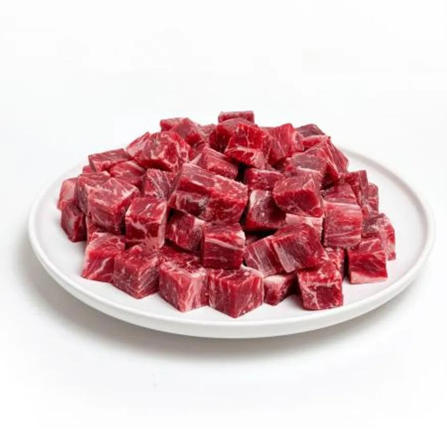 미국산 우부채살 큐브 1Kg 20mm 큐브 초이스 근막 미제거 이미지