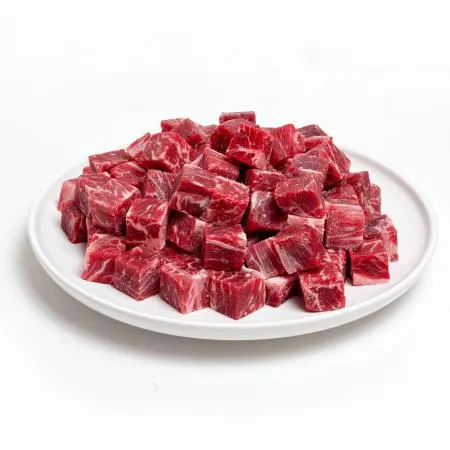 미국산 우부채살 큐브 1Kg 20mm 큐브 초이스 근막 미제거 이미지