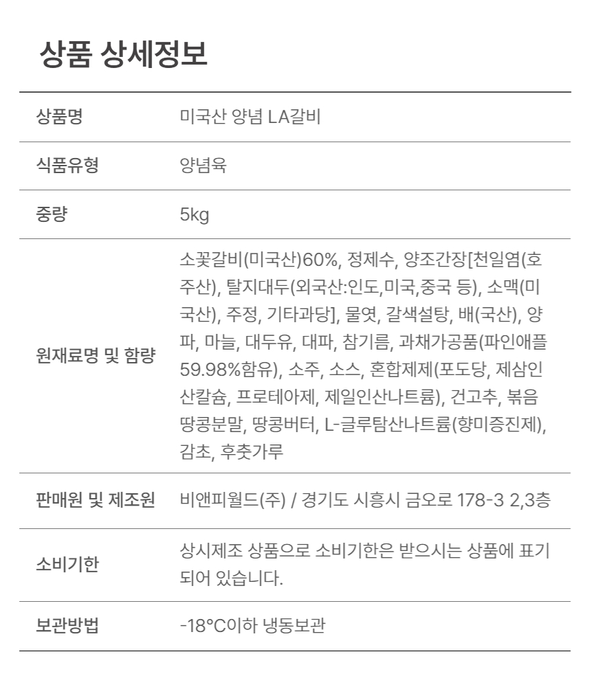 상품정보제공고시