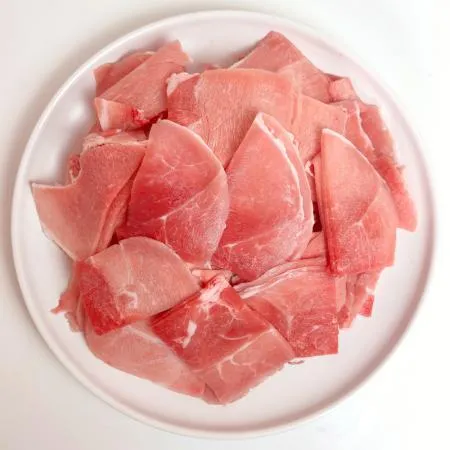 국내산 돈후지 불고기용 5x7x2mm 1Kg