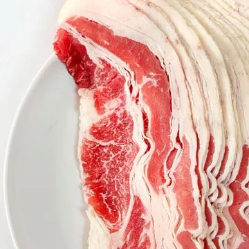 미국산 우삼겹 양지 2mm 슬라이스 1Kg