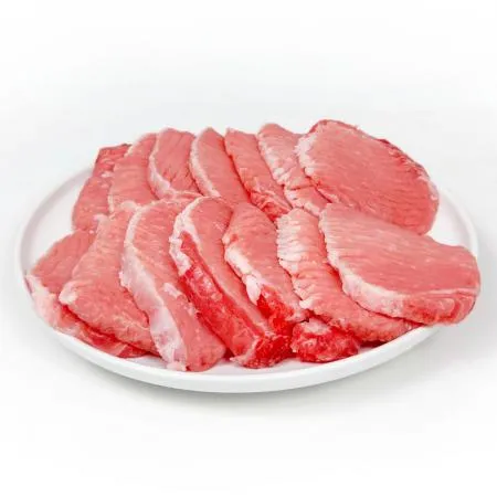 국내산 돈등심 돈까스용 12mm 슬라이스 돈까스 연육 1Kg 이미지