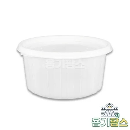 SW 158파이 미니탕용기 중 700ml 300개 삼계탕 국밥 포장배달 일회용용기 이미지